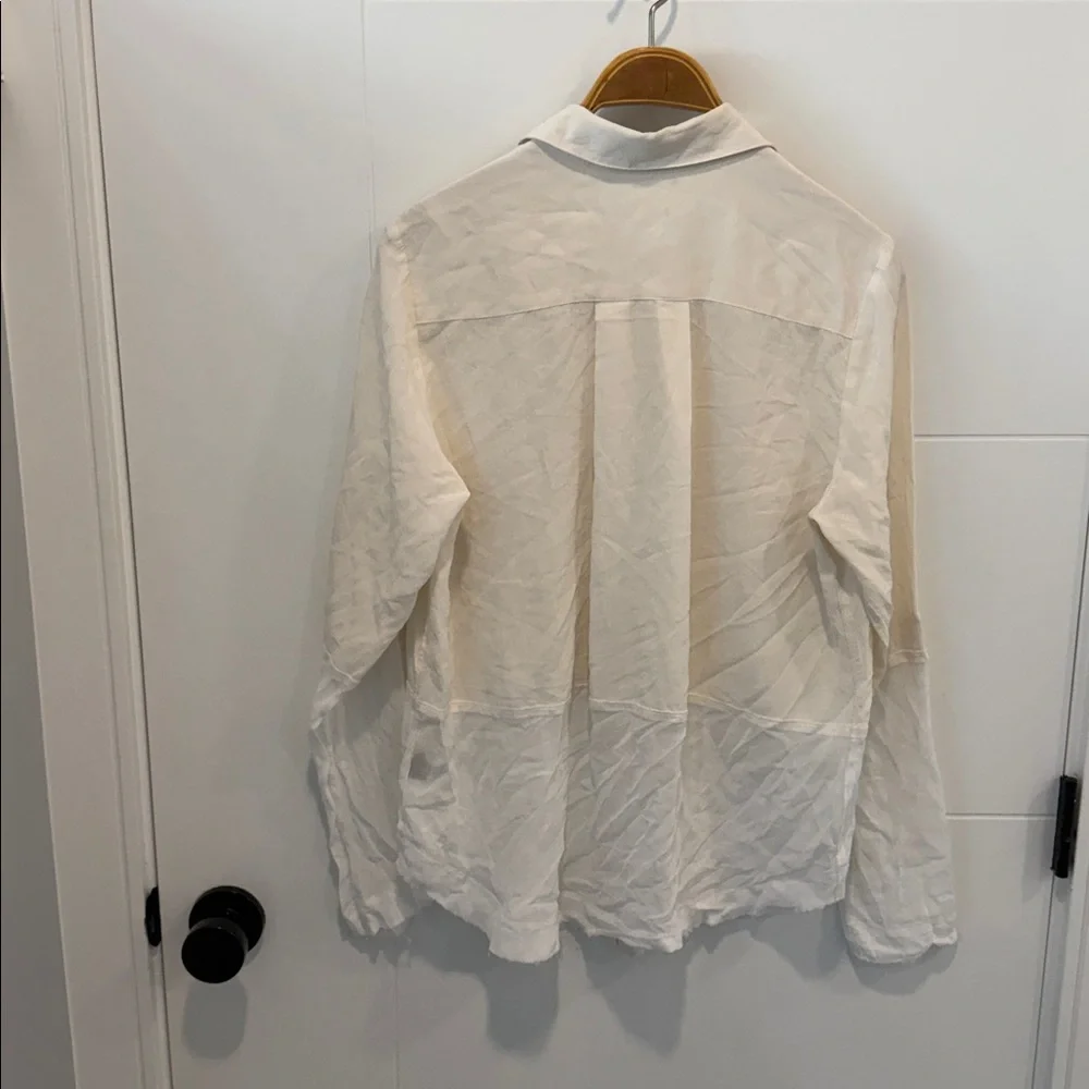 Artelier by Nicole Miller White Top size medium - Picture 5 of 7